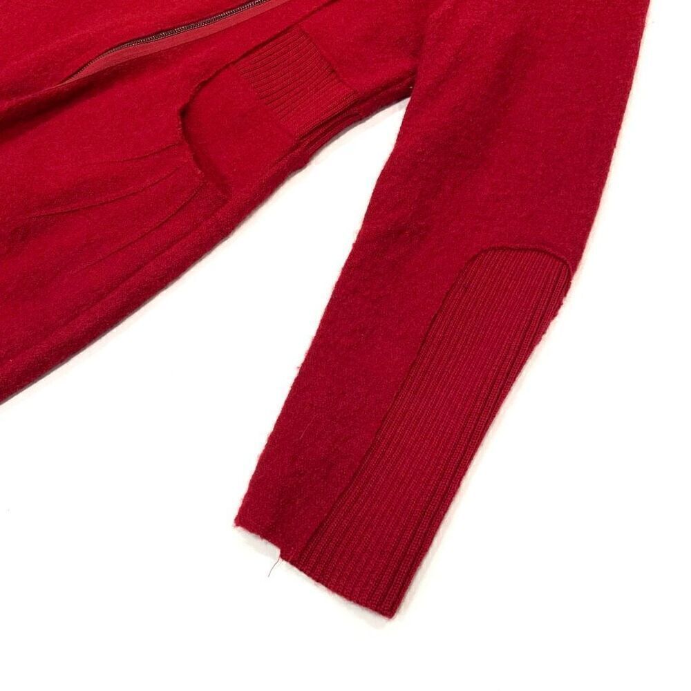 STELLA CARACASI Talk of the Town Boiled Wool
Jacket in Pomodoro - Picture 4 of 11